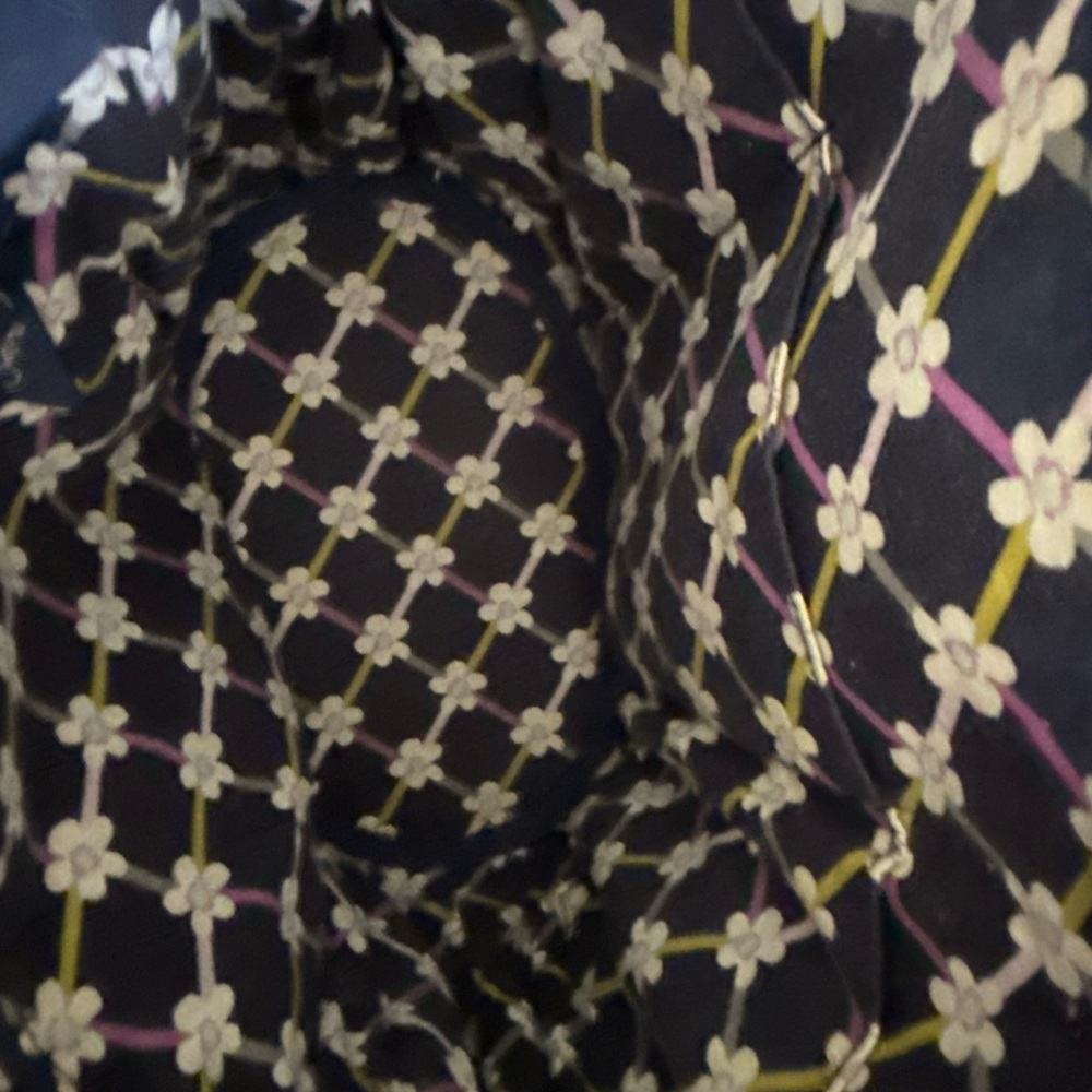 Vera Bradley navy blue quilted shoulder bag - Picture 6 of 6